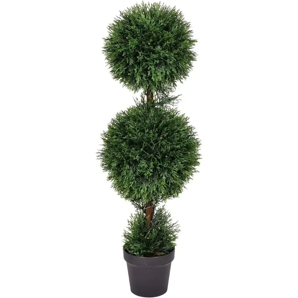 Outdoor UV-Resistant Artificial Topiary Double Ball Tree - Potted Green for Home Patio Porch Decor
Outdoor UV-Resistant Artificial Topiary Double Ball Tree - Potted Green for Home Patio Porch Decor