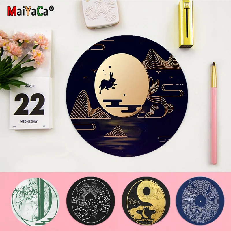 Chinese Style Art Mousepad Round Custom Skin Office Computer Desk Mat Table Keyboard Big Mouse Pad Laptop CushionOffice Desk
Chinese Style Art Mousepad Round Custom Skin Office Computer Desk Mat Table Keyboard Big Mouse Pad Laptop CushionOffice Desk