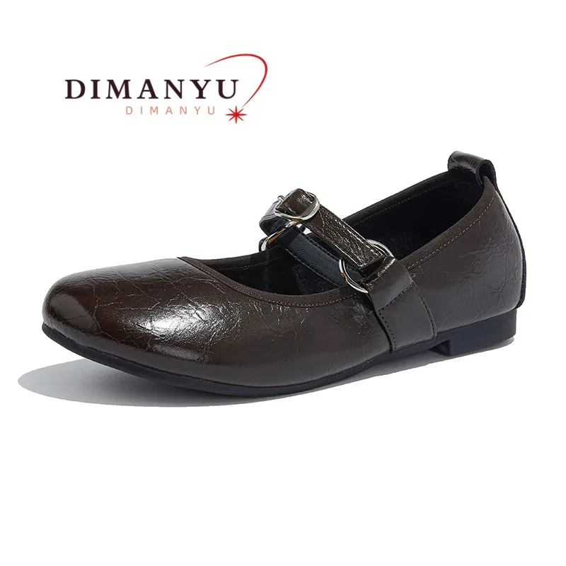 DIMANYU Mary Jane Shoes Female Genuine Leather 2025 Summer New Girls Shoes Casual Beanie Shoes Women
DIMANYU Mary Jane Shoes Female Genuine Leather 2025 Summer New Girls Shoes Casual Beanie Shoes Women
