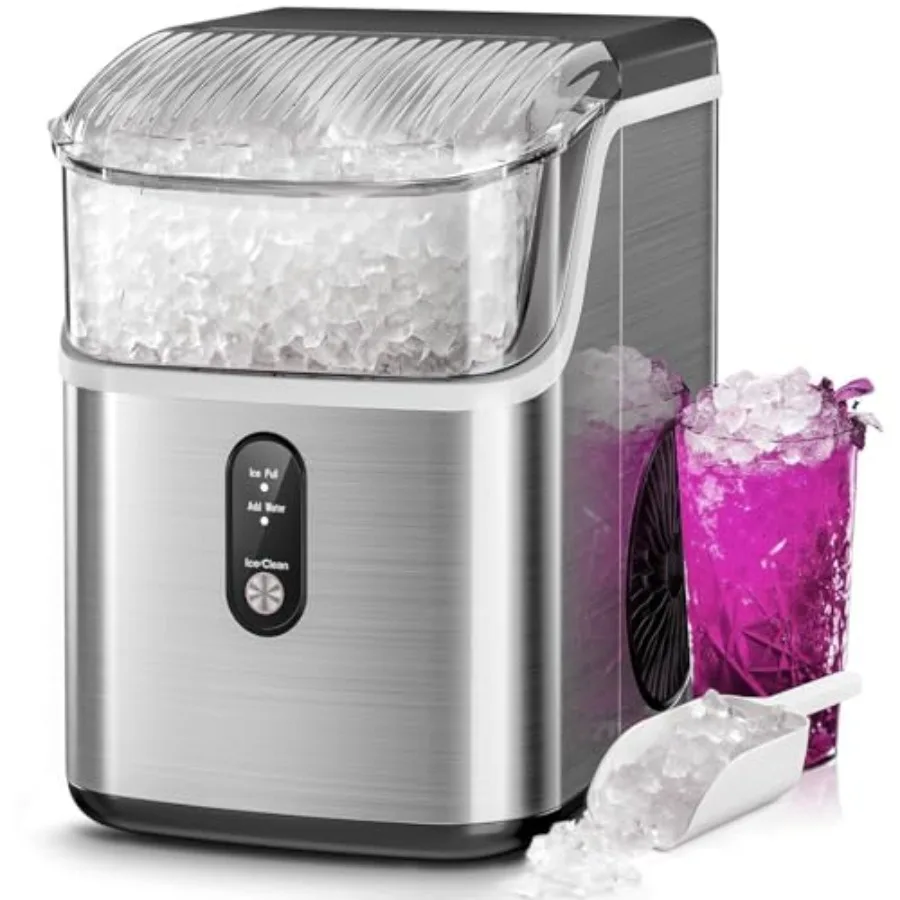 Nugget Ice Makers CountertopPebble Ice Maker Machine with Chewable Ice 35lbs/Day One-Click Operation Self-Cleaning Pellet Ice M
Nugget Ice Makers CountertopPebble Ice Maker Machine with Chewable Ice 35lbs/Day One-Click Operation Self-Cleaning Pellet Ice M