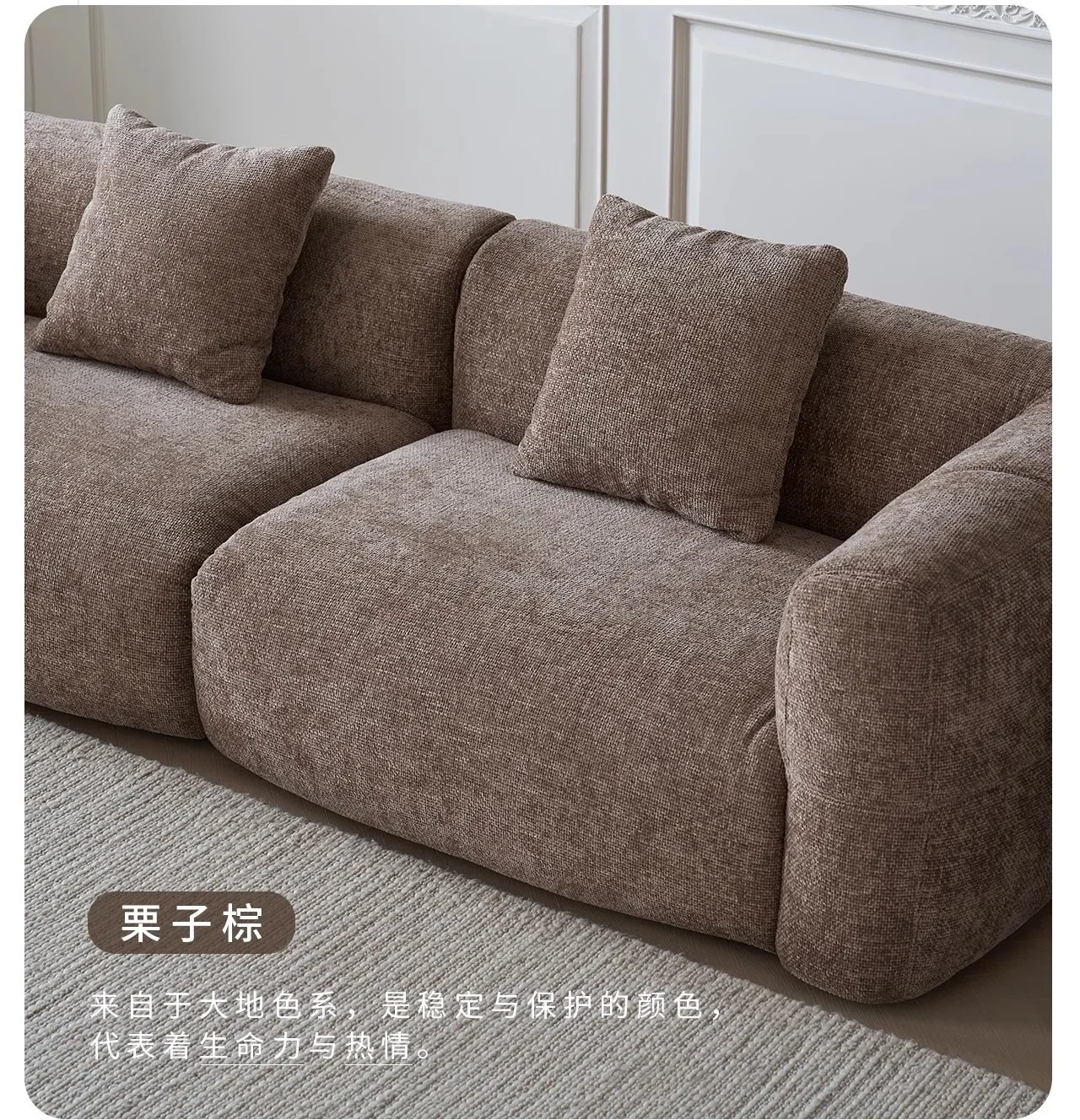 Cream style French retro sofa designer three-person small apartment medium and ancient style villa flat-layer fabric
Cream style French retro sofa designer three-person small apartment medium and ancient style villa flat-layer fabric
