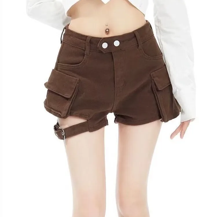 2026 Summer New American Style Hot Girl High Waist Denim Shorts Fashion Design Big Pockets All Match Cargo Shorts
2026 Summer New American Style Hot Girl High Waist Denim Shorts Fashion Design Big Pockets All Match Cargo Shorts