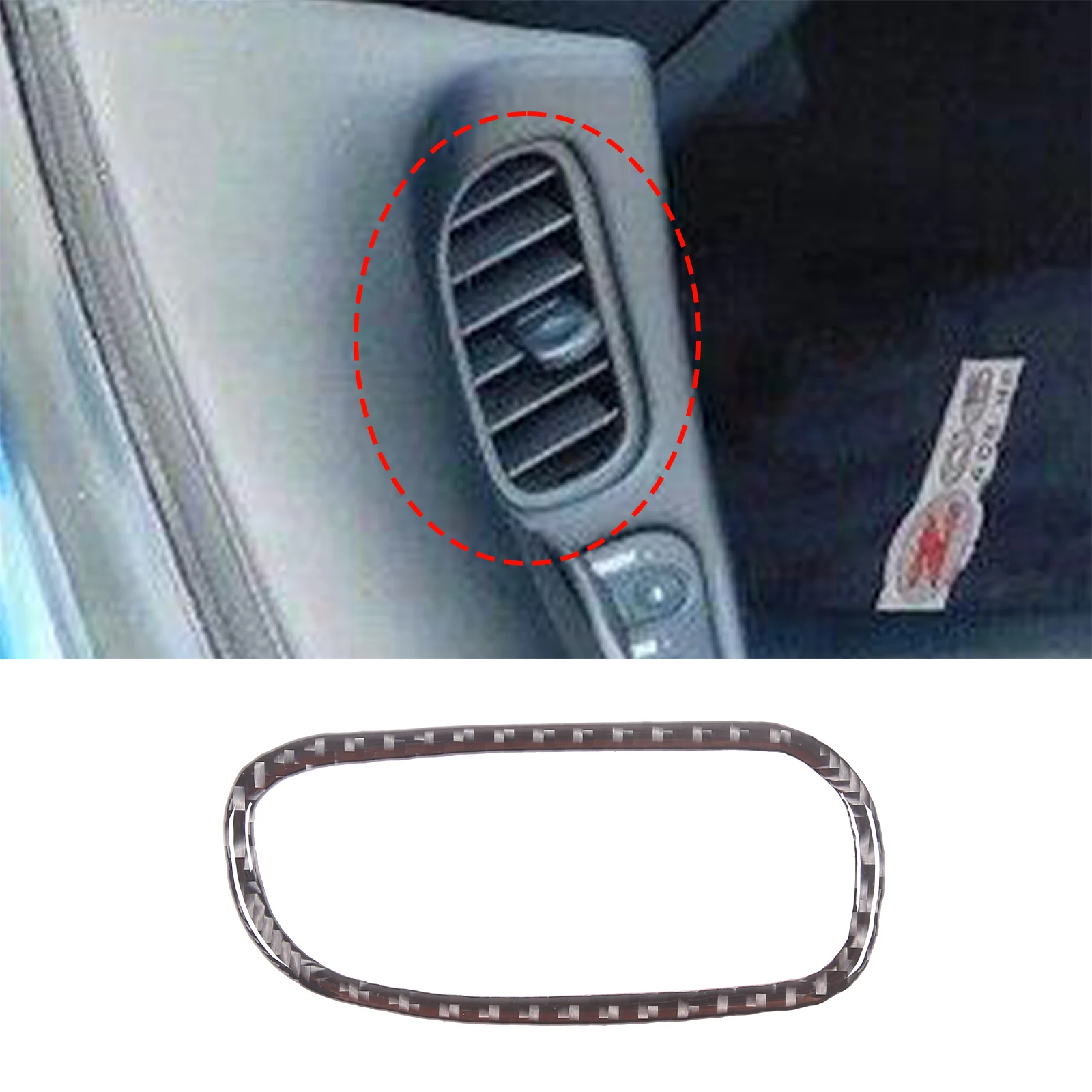 For Chevrolet Corvette C5 1998-2004 Car Accessories Carbon Fiber Front Driver's Side Door Air Outlet Trim Frame Cover Stickers
For Chevrolet Corvette C5 1998-2004 Car Accessories Carbon Fiber Front Driver's Side Door Air Outlet Trim Frame Cover Stickers
