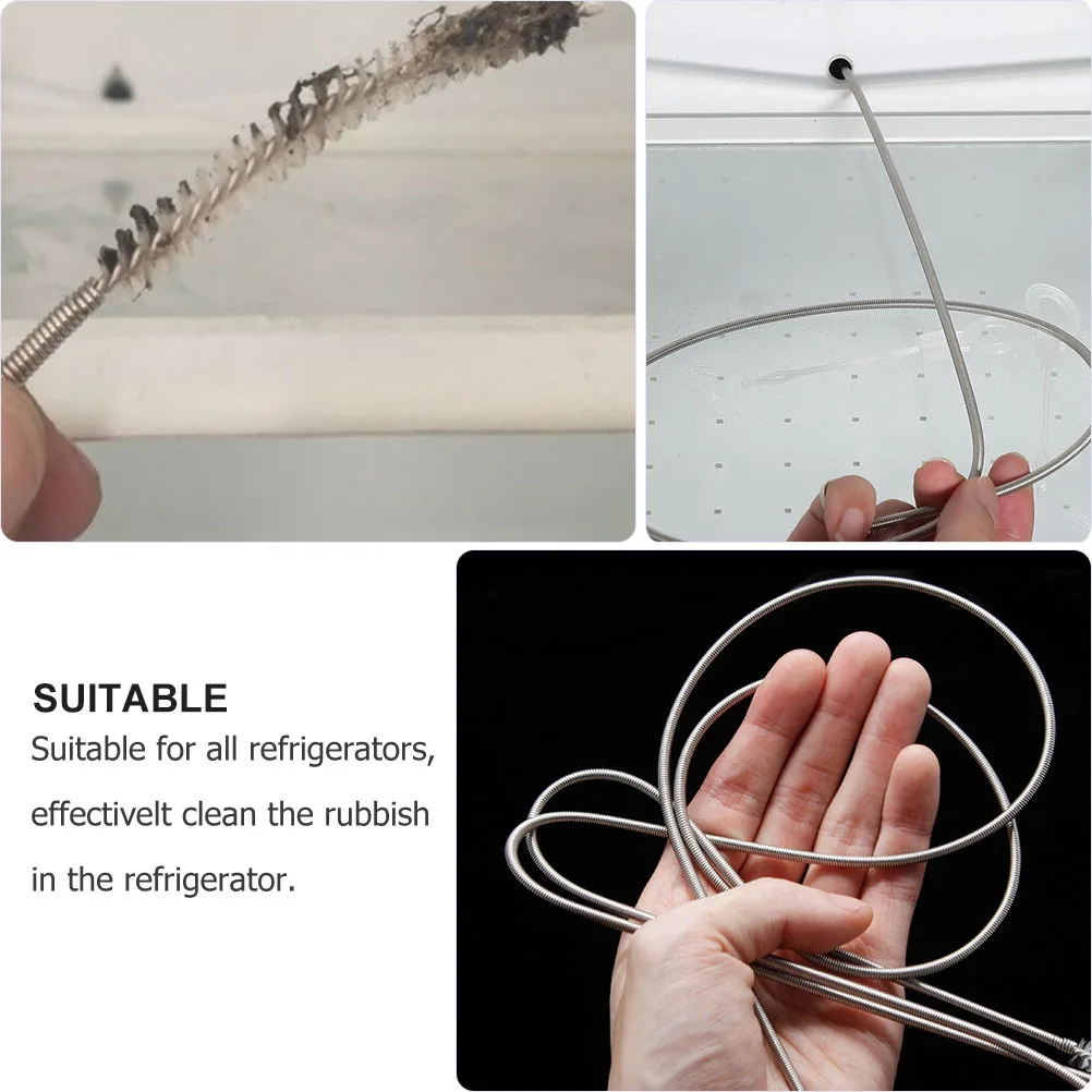 2Pcs Effective Refrigerator Cleaning Brush Easy to Clean and Wash Multi-Use Dredging Tool Refrigerator Drain Hole Cleaner
2Pcs Effective Refrigerator Cleaning Brush Easy to Clean and Wash Multi-Use Dredging Tool Refrigerator Drain Hole Cleaner