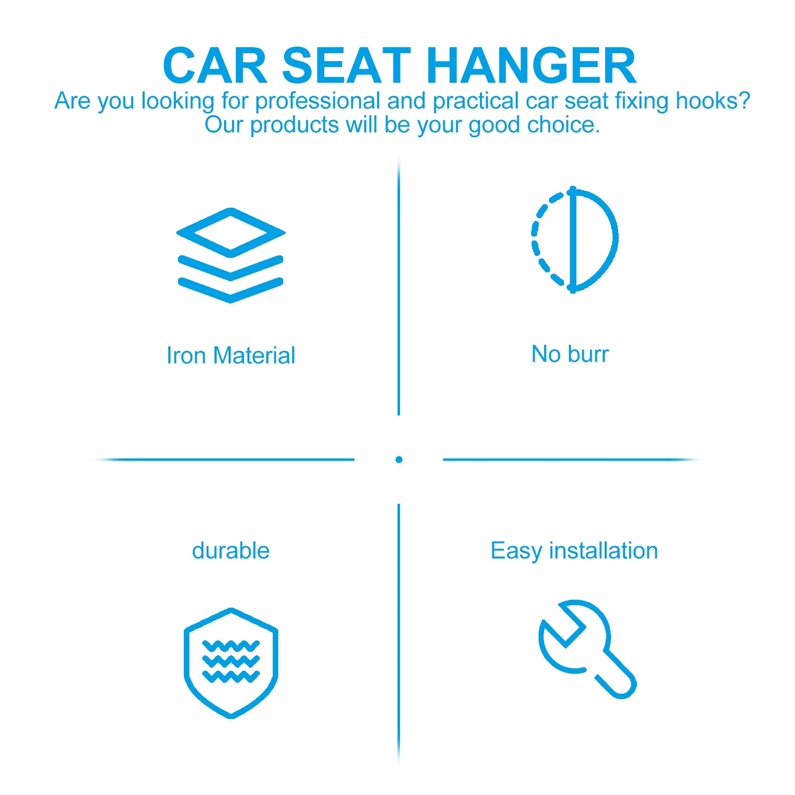 100pcs Car Seat Cover Hooks 23mm High-Quality Iron Easy Installation Cushion Fix Accessories Vehicle Seats Car Accessories
100pcs Car Seat Cover Hooks 23mm High-Quality Iron Easy Installation Cushion Fix Accessories Vehicle Seats Car Accessories