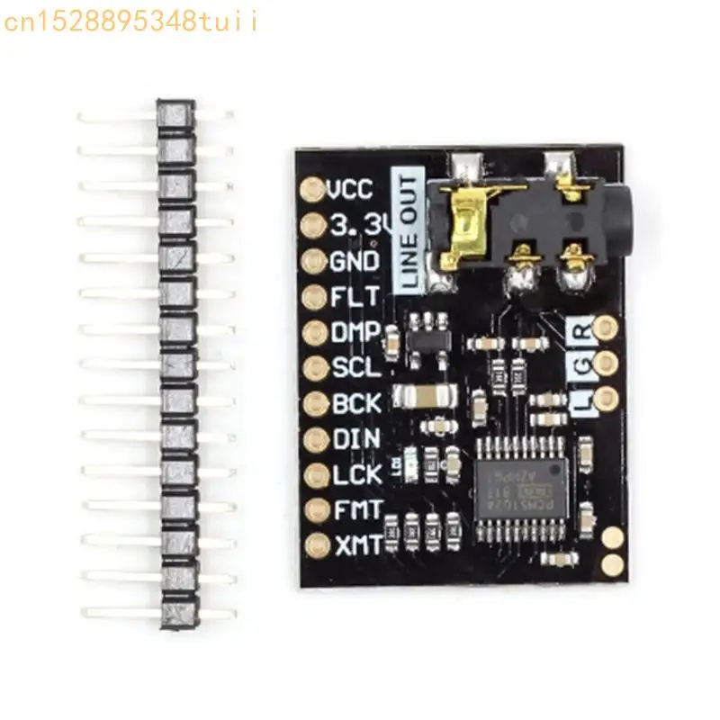 Y4QF PCM5102A Digital Analog Converters Voice Module Stereo Sound Card Board 3.5mm Stereo 32bit/384kHz Digital Sound Module
Y4QF PCM5102A Digital Analog Converters Voice Module Stereo Sound Card Board 3.5mm Stereo 32bit/384kHz Digital Sound Module