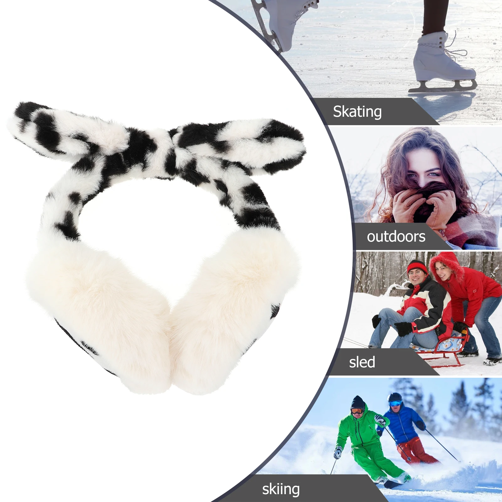 1pc Adorable Rabbit Ears Earmuff Super Soft Warm Ear Cover FrostProof Winter Accessory
1pc Adorable Rabbit Ears Earmuff Super Soft Warm Ear Cover FrostProof Winter Accessory