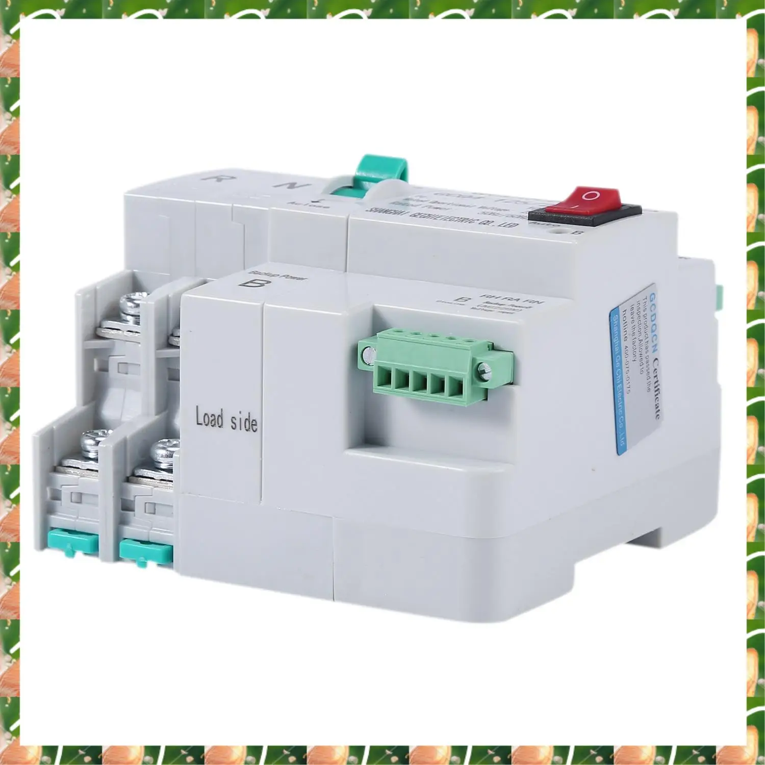 JAJA Dual-Power Automatic Transfer Switch 2P 100A Household 35Mm Rail Installation
JAJA Dual-Power Automatic Transfer Switch 2P 100A Household 35Mm Rail Installation