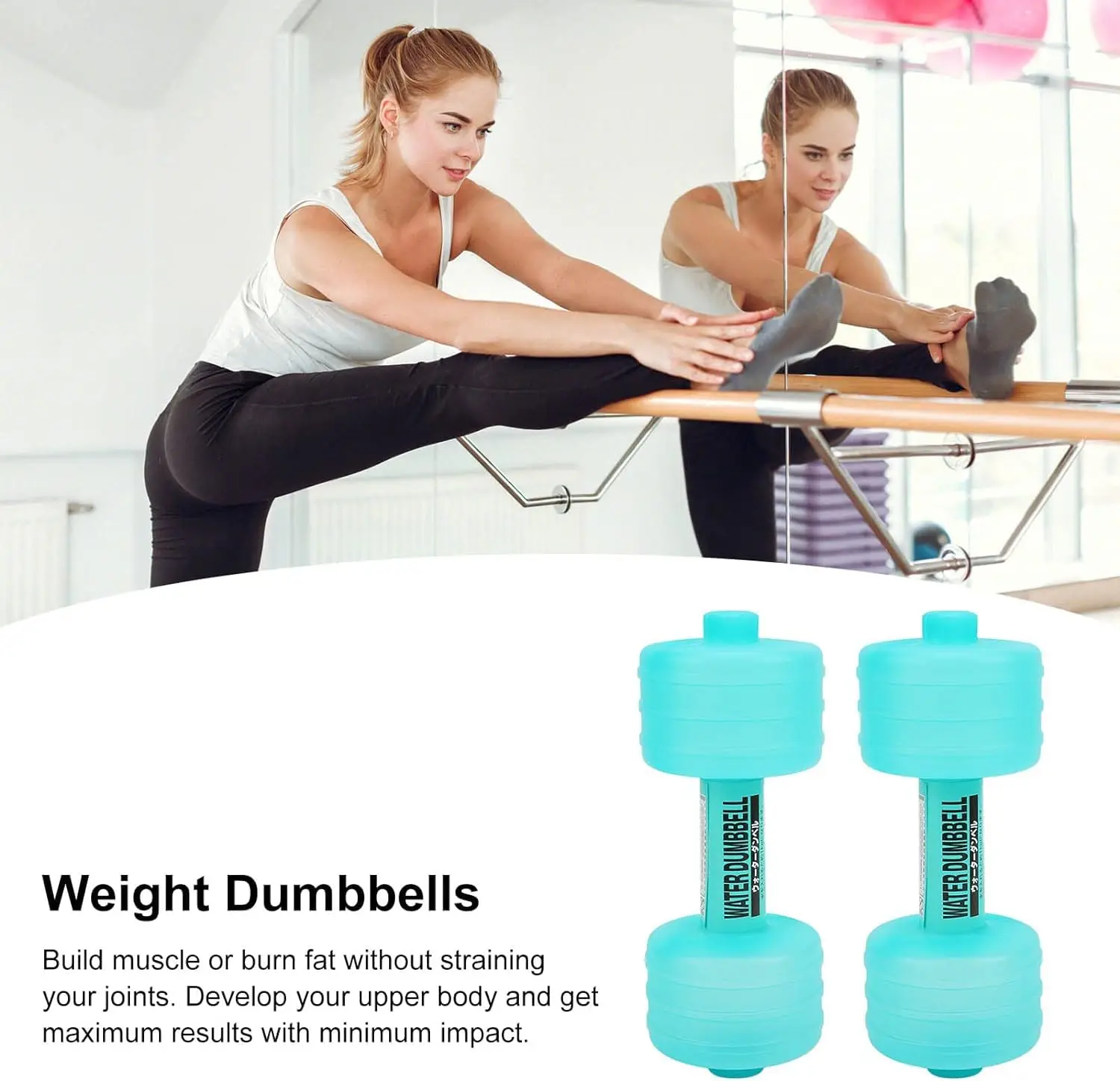 1kg Self Filling Dumbbell Portable Ultralight Water Sand Fill Dumbbell Fitness Muscle Strength Training Yoga Sports Dumbbell 1pc
1kg Self Filling Dumbbell Portable Ultralight Water Sand Fill Dumbbell Fitness Muscle Strength Training Yoga Sports Dumbbell 1pc