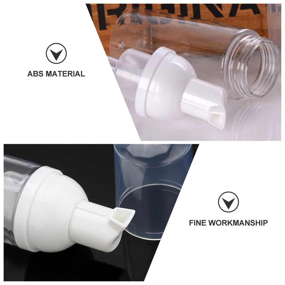 5Pcs Transparent Mousse Foam Bottles Strong ABS Material Easy Operation Reusable Pump Foaming Bottles for Travel Face Shower
5Pcs Transparent Mousse Foam Bottles Strong ABS Material Easy Operation Reusable Pump Foaming Bottles for Travel Face Shower