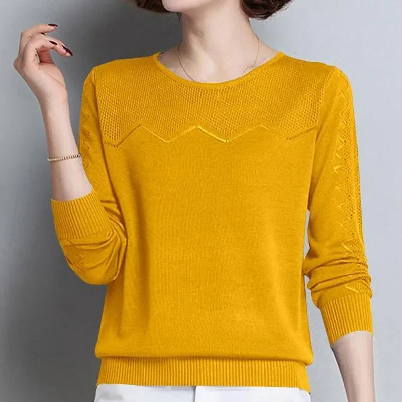 Clothes Woman Digging Out Casual T-shirts 2024 Spring Summer All-match Fashion Tinted United Pullovers Knitted Top L219
Clothes Woman Digging Out Casual T-shirts 2024 Spring Summer All-match Fashion Tinted United Pullovers Knitted Top L219