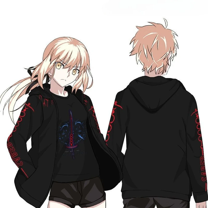 Аниме Fate Cos черное пальто Saber My King косплей одежда с длинными рукавами Fgo свитер
Аниме Fate Cos черное пальто Saber My King косплей одежда с длинными рукавами Fgo свитер