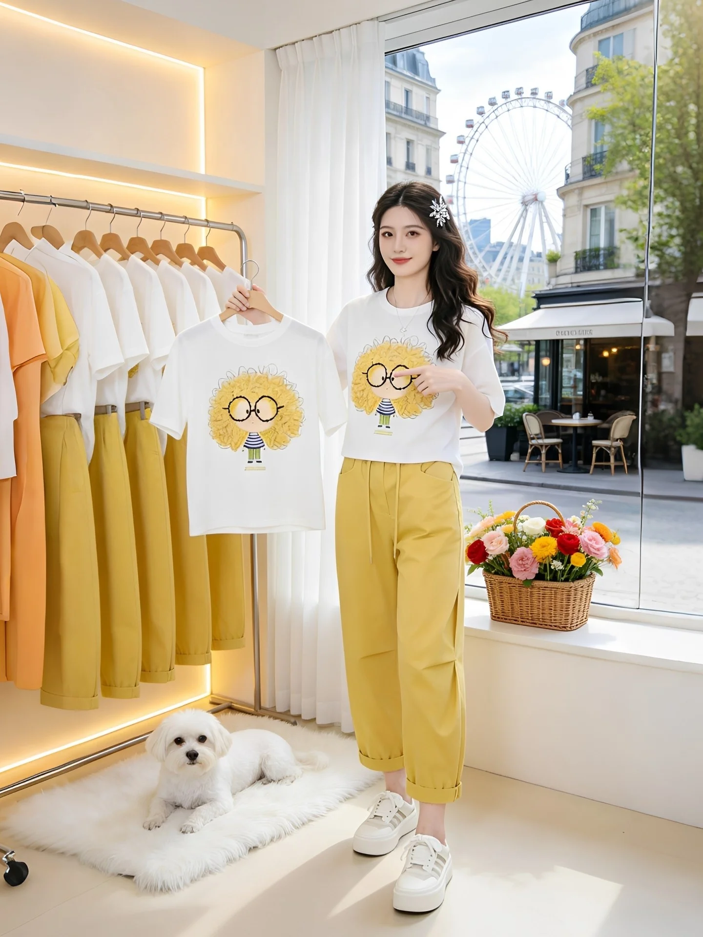 Summer 2026 Women's Fashion Casual Wear Short Sleeve Versatile Set Breathable Comfortable Commute Style Long Pants Printed Pa...
Summer 2026 Women's Fashion Casual Wear Short Sleeve Versatile Set Breathable Comfortable Commute Style Long Pants Printed Pa...