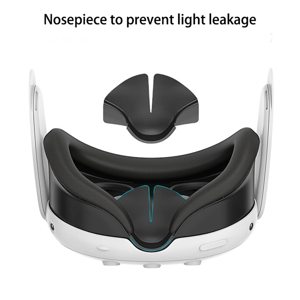 For Meta Quest 3 Silicone Nose Pad VR Headset Anti-sweat Replacement Nose Cover Washable For Meta Quest 3 VR Accessories
For Meta Quest 3 Silicone Nose Pad VR Headset Anti-sweat Replacement Nose Cover Washable For Meta Quest 3 VR Accessories