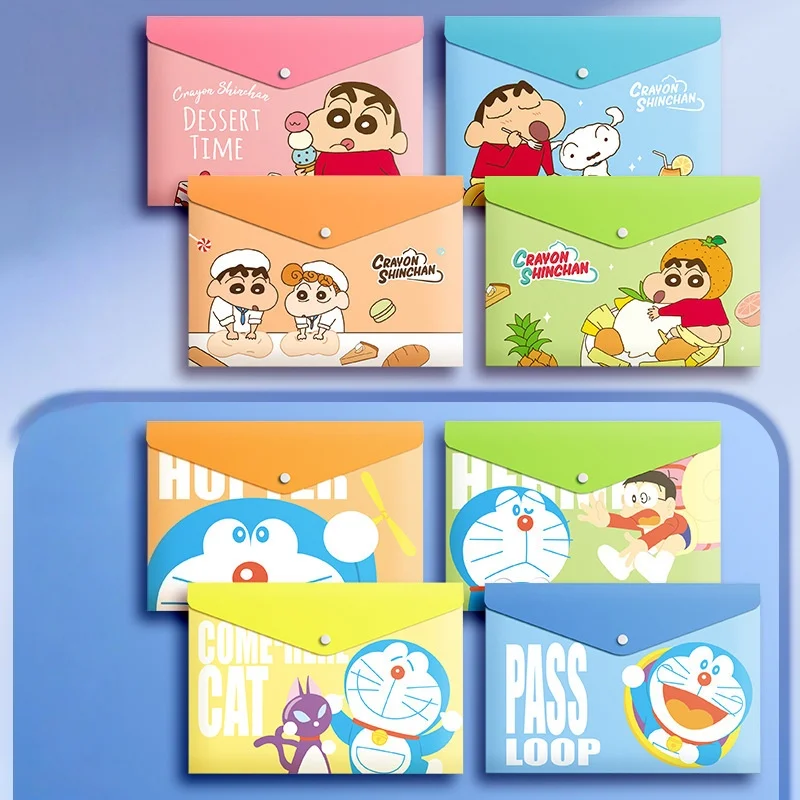Anime A4 Snap Button File Bag - Crayon Shinchan Doraemon Cute Document Organizer School Office Supplies Birthday Gift for Kids F
Anime A4 Snap Button File Bag - Crayon Shinchan Doraemon Cute Document Organizer School Office Supplies Birthday Gift for Kids F