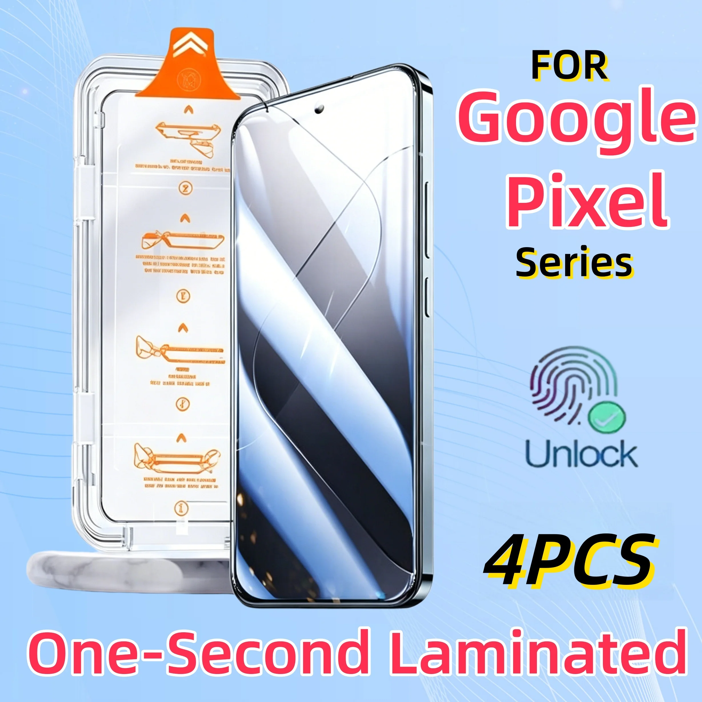 4Pcs For Google Pixel 10 Pro XL 9 8 8A 5G 4G Screen Protector Fingerprint Toughened Glass Accessories No Dust Bubbles Easy Kit
4Pcs For Google Pixel 10 Pro XL 9 8 8A 5G 4G Screen Protector Fingerprint Toughened Glass Accessories No Dust Bubbles Easy Kit