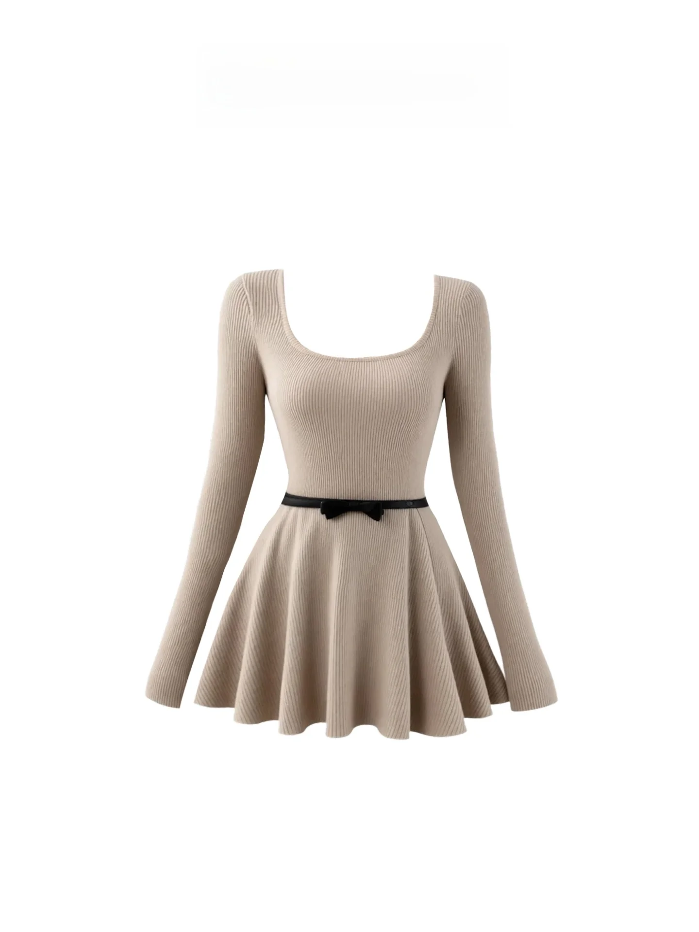 HEZA Slimming Long Sleeve Dress Women's Autumn Winter A-Line Skirt Base Layer Simple Style plus Size French Style Dress
HEZA Slimming Long Sleeve Dress Women's Autumn Winter A-Line Skirt Base Layer Simple Style plus Size French Style Dress