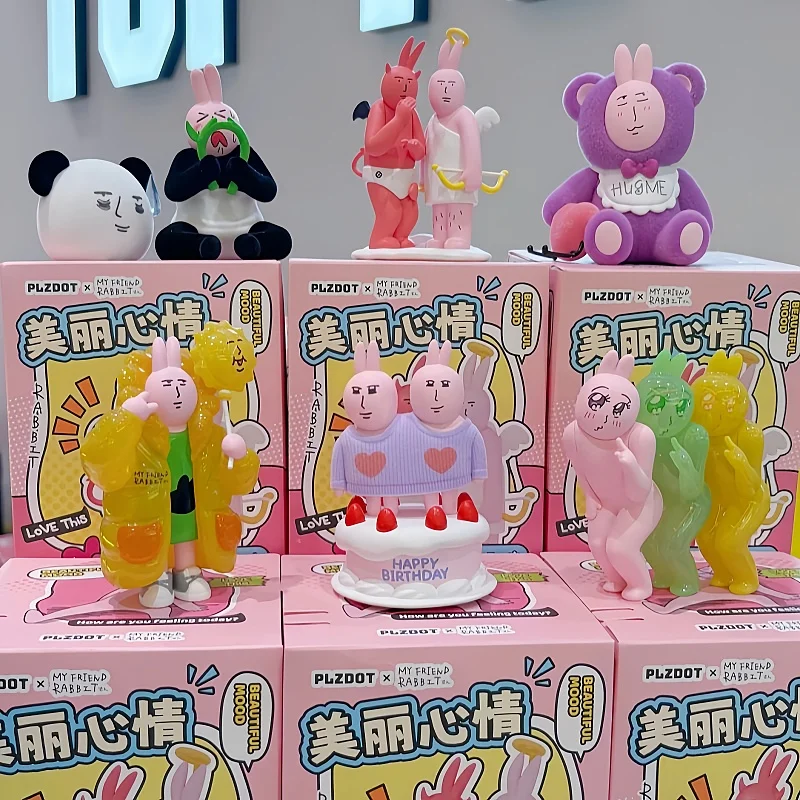 Оригинальный кролик Plzdot My Friend, абстрактный кролик второго поколения, розовый кролик: красивое настроение, слепая коробка, загадочная коробка, игрушки, подарки
Оригинальный кролик Plzdot My Friend, абстрактный кролик второго поколения, розовый кролик: красивое настроение, слепая коробка, загадочная коробка, игрушки, подарки