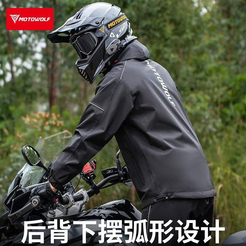 Motowolf Split‑Style Motorcycle Raincoat Waterproof Windproof Reflective Portable for Outdoor Riding
Motowolf Split‑Style Motorcycle Raincoat Waterproof Windproof Reflective Portable for Outdoor Riding