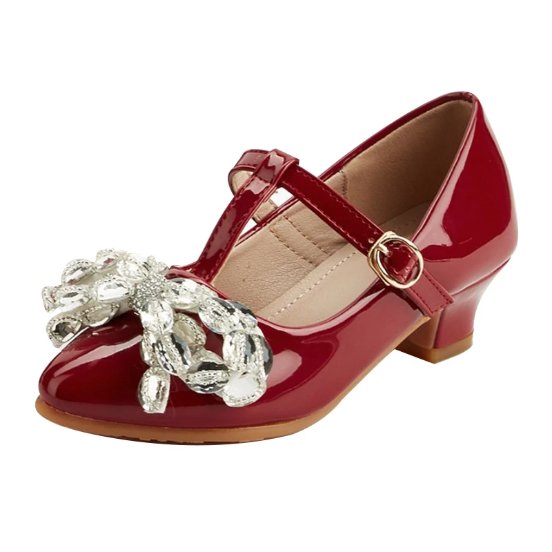 Кожаные туфли принцессы для девочек, детские туфли на высоком каблуке с острым носком и кристаллами с бантом, мягкая подошва, нескользящая модная обувь для вечеринок
Кожаные туфли принцессы для девочек, детские туфли на высоком каблуке с острым носком и кристаллами с бантом, мягкая подошва, нескользящая модная обувь для вечеринок
