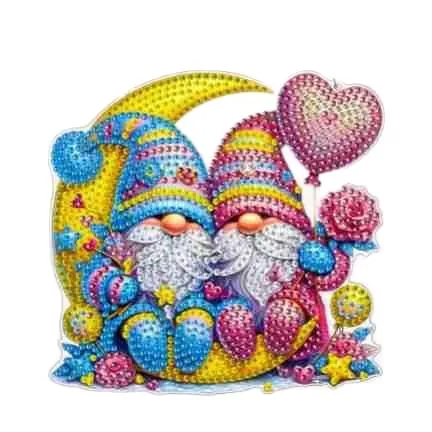 Valentine Couple Gnome Moon Heart Rose DIY 5D Special Shaped Diamond Painting Hanging Ornament Full AB Drill Window Wall Decor K
Valentine Couple Gnome Moon Heart Rose DIY 5D Special Shaped Diamond Painting Hanging Ornament Full AB Drill Window Wall Decor K