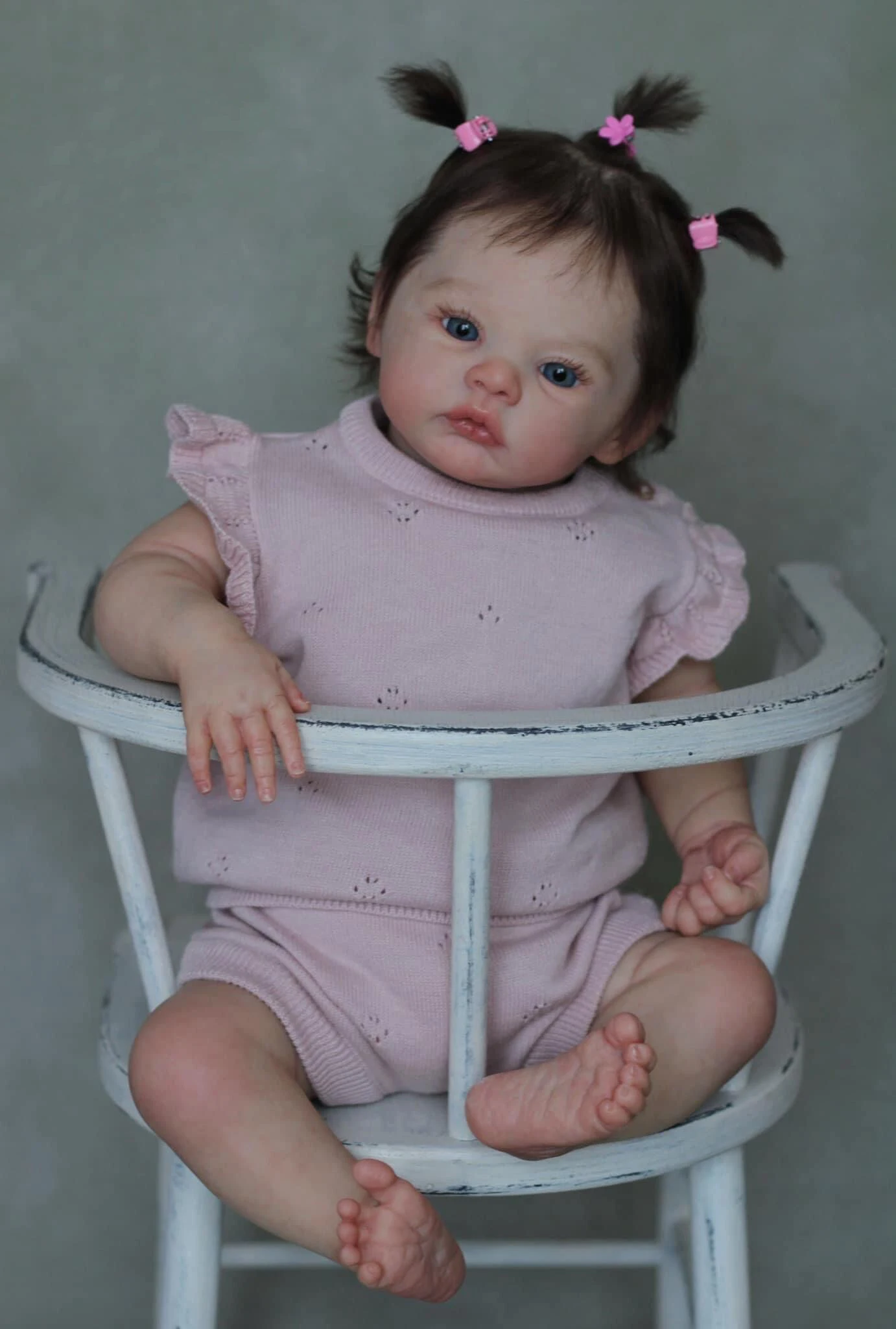 NPK 46CM Newborn Baby Girl Reborn Doll Meadow Soft Cuddly Body Lifelike Soft Touch 3D Skin with Visible Veins Art Doll
NPK 46CM Newborn Baby Girl Reborn Doll Meadow Soft Cuddly Body Lifelike Soft Touch 3D Skin with Visible Veins Art Doll