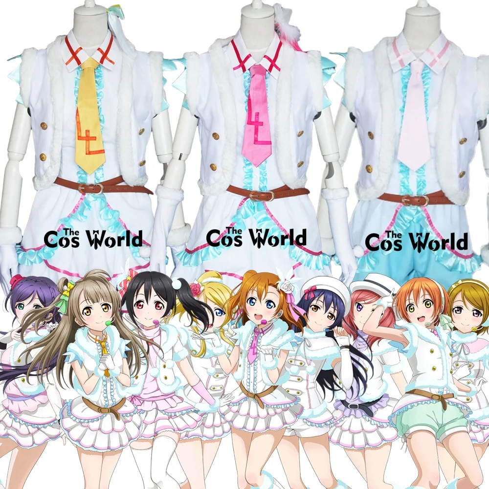 Love Live Snow Halation 9 Characters Kousaka Honoka Minami Kotori Sonoda Umi Yazawa Nico Outfits Anime Cosplay Costumes
Love Live Snow Halation 9 Characters Kousaka Honoka Minami Kotori Sonoda Umi Yazawa Nico Outfits Anime Cosplay Costumes