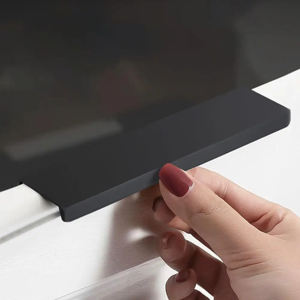 4 Pcs Black Hidden Cabinet Handles Drawer Pulls 6805 160mm Hole 200mm Kitchen Wardrobe Furniture Hardware
4 Pcs Black Hidden Cabinet Handles Drawer Pulls 6805 160mm Hole 200mm Kitchen Wardrobe Furniture Hardware