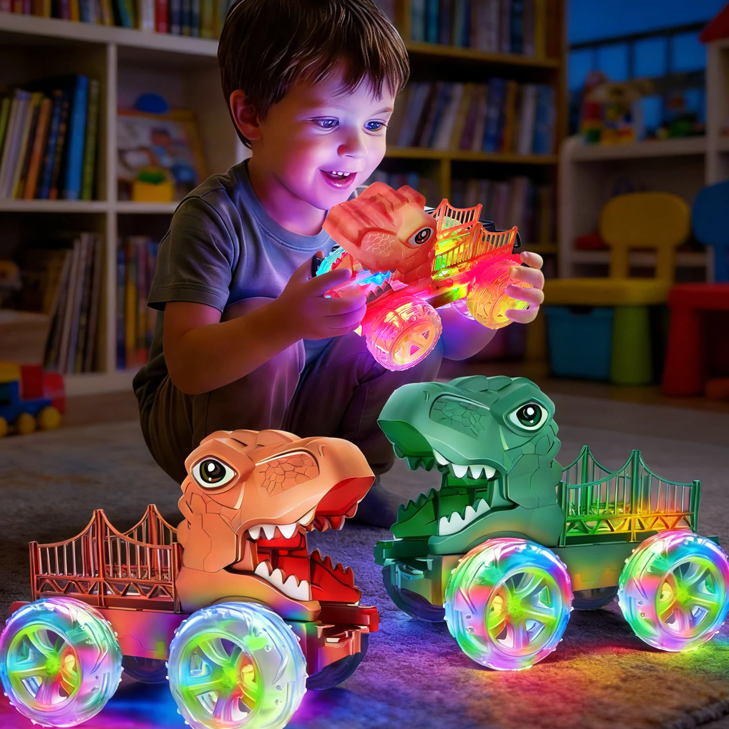 (2 шт.) Светодиодная машинка-динозавр, игрушечный динозавр-монстр-трак с разноцветными светящимися колесами, интерактивная игрушка-транспорт для детей, подарок
(2 шт.) Светодиодная машинка-динозавр, игрушечный динозавр-монстр-трак с разноцветными светящимися колесами, интерактивная игрушка-транспорт для детей, подарок