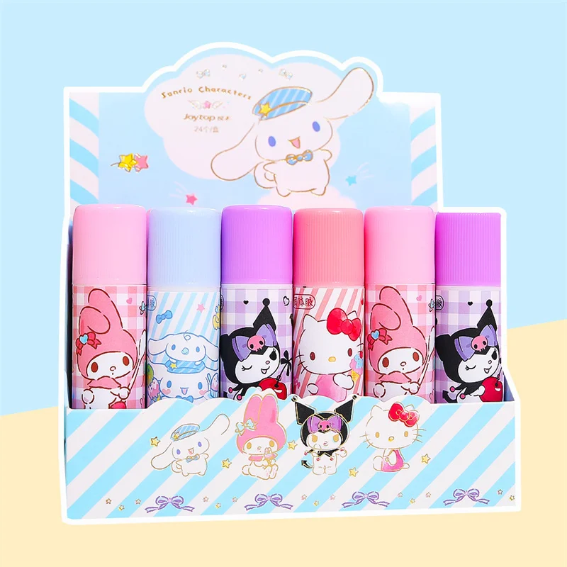 24 pcs/lot Sanrio Kawaii Animal Solid Glue Guns Sticks DIY Tools Student Handmade Office School Supplies
24 pcs/lot Sanrio Kawaii Animal Solid Glue Guns Sticks DIY Tools Student Handmade Office School Supplies