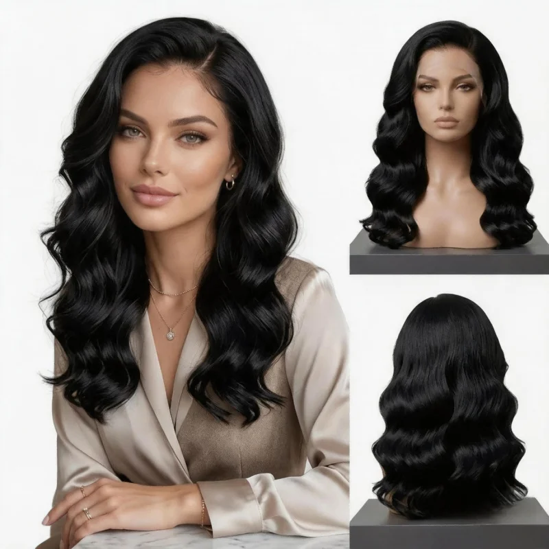 12 Inch Short Body Wave Bob Wig 13x4 Lace Front Synthetic Hair 150% Density Pre Plucked Glueless For Black Women
12 Inch Short Body Wave Bob Wig 13x4 Lace Front Synthetic Hair 150% Density Pre Plucked Glueless For Black Women