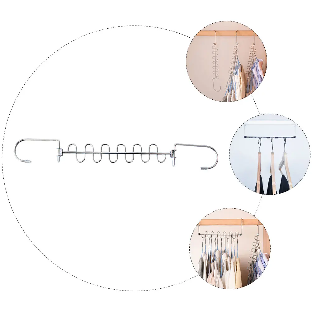 Multifunctional Stainless Steel Hanger Silver Space Saving Closet Organizer Wardrobe Clothes Rack Premium Practical
Multifunctional Stainless Steel Hanger Silver Space Saving Closet Organizer Wardrobe Clothes Rack Premium Practical
