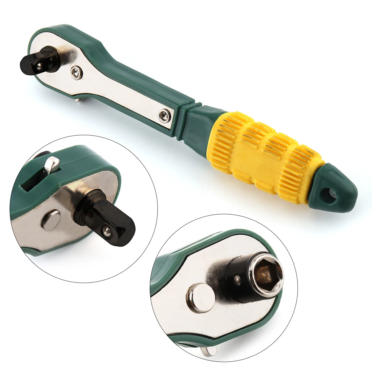 5pc Mini 1/4 Head Screwdriver Pole 6.35mm Inner Hexagon Ratchet Socket Wrench with Dual-head Home Tool Accessory
5pc Mini 1/4 Head Screwdriver Pole 6.35mm Inner Hexagon Ratchet Socket Wrench with Dual-head Home Tool Accessory