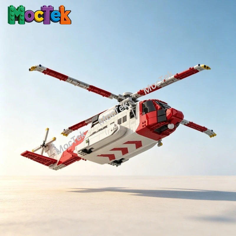 MOC Offshore Personnel Transport Helicopter Building Block Set S92 Model with Spacious Cabin - Fun and Creative Gift 2528pcs
MOC Offshore Personnel Transport Helicopter Building Block Set S92 Model with Spacious Cabin - Fun and Creative Gift 2528pcs
