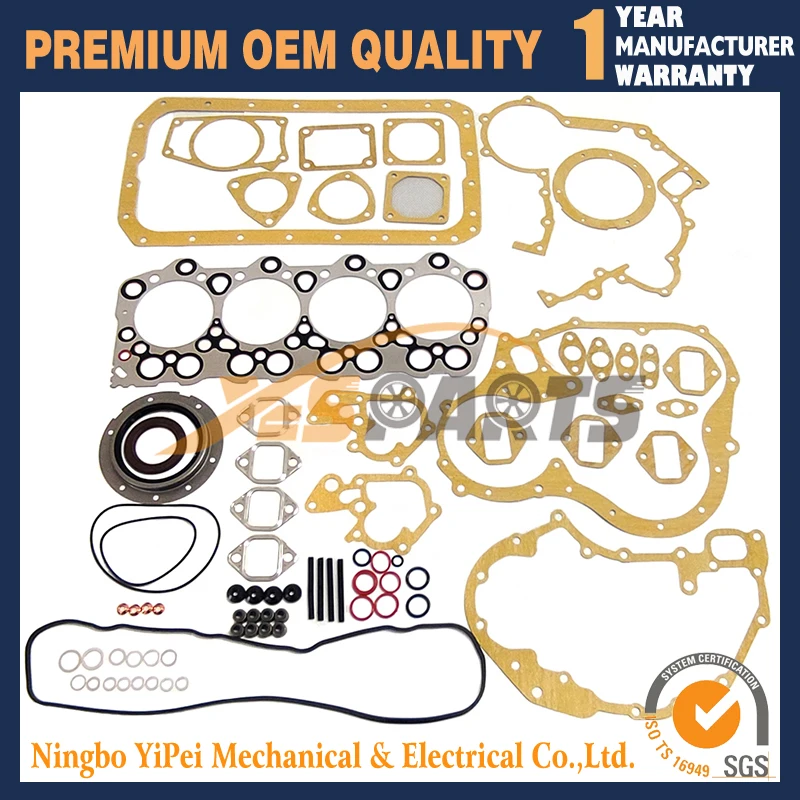 4D33 4D33T Full gasket kit for Mitsubishi 4D33 Head gasket excavator
4D33 4D33T Full gasket kit for Mitsubishi 4D33 Head gasket excavator