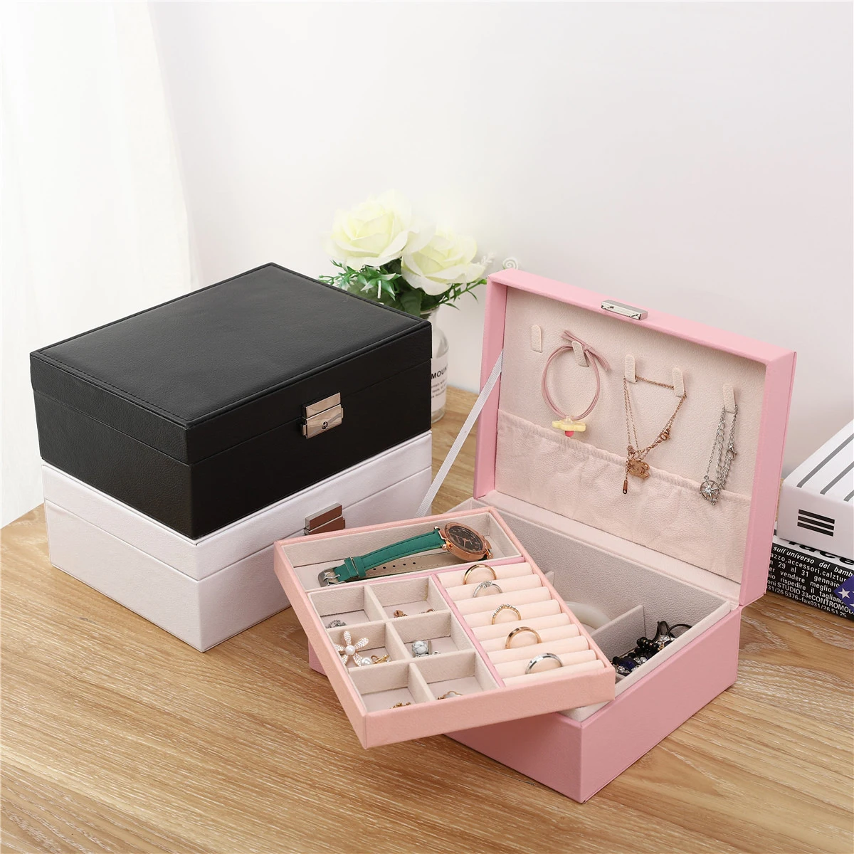 1PC, large capacity jewelry storage box jewelry box organizer jewelry boxes and packaging packaging box jewelry display
1PC, large capacity jewelry storage box jewelry box organizer jewelry boxes and packaging packaging box jewelry display