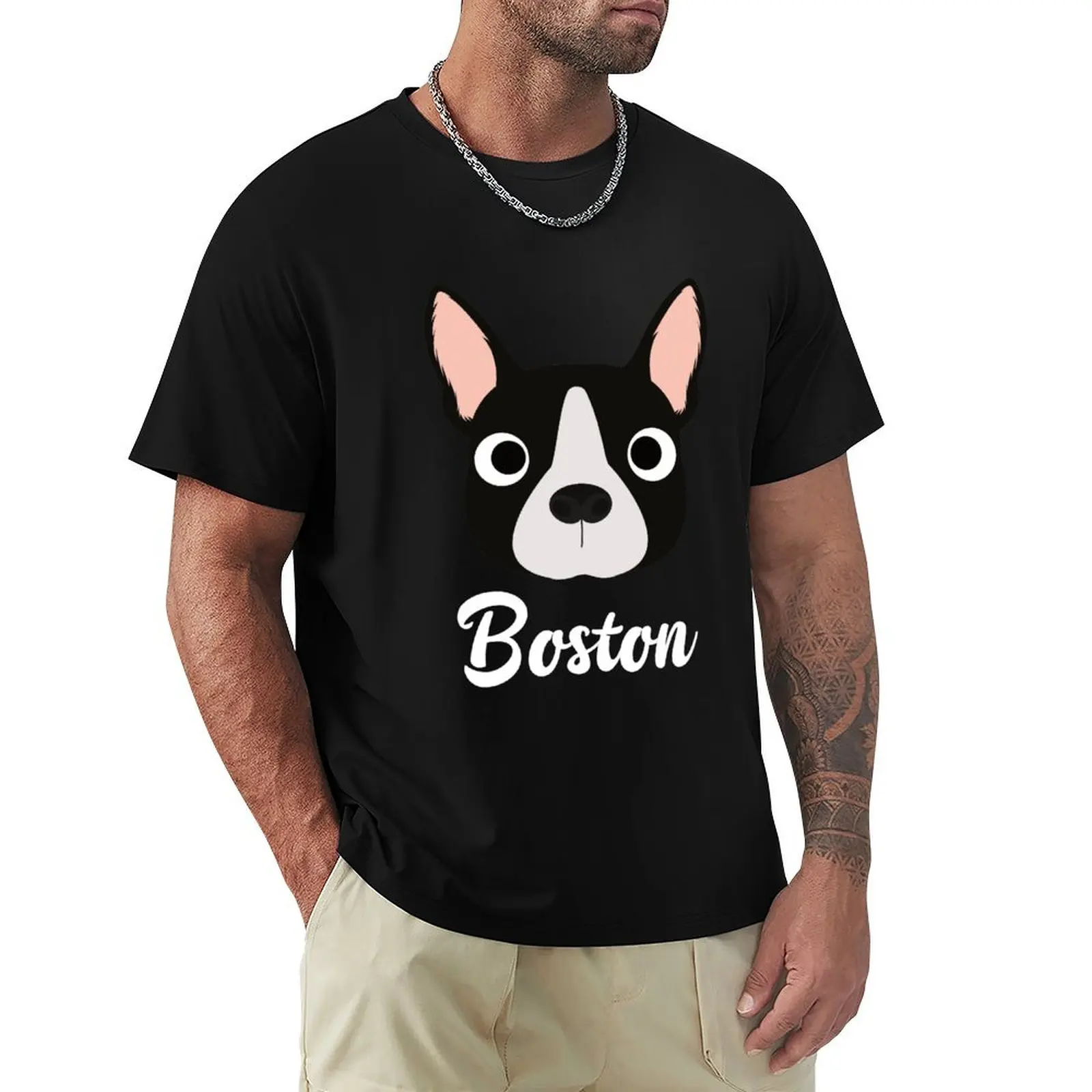 Boston - Boston Bull Terrier T-Shirt funny costumes oversizeds luxury clothing labubu quick drying t shirt men
Boston - Boston Bull Terrier T-Shirt funny costumes oversizeds luxury clothing labubu quick drying t shirt men
