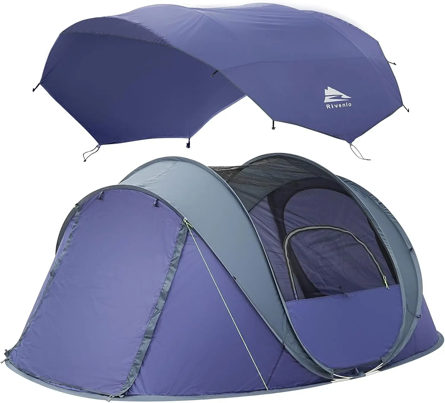4/6 Person Easy Pop Up Tent,Camping Tent with Skylight and Rainfly,Waterproof,Quick Setup-Instant Tents for Camping Outdoor
4/6 Person Easy Pop Up Tent,Camping Tent with Skylight and Rainfly,Waterproof,Quick Setup-Instant Tents for Camping Outdoor
