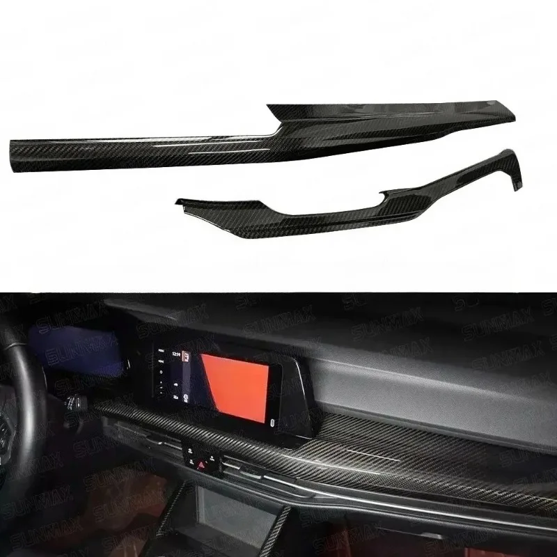 For Volkswagen Golf 8 Real Dry Carbon Fiber 2020-2024 Central Control Instrument Cover Panel Interior Modification Accessories
For Volkswagen Golf 8 Real Dry Carbon Fiber 2020-2024 Central Control Instrument Cover Panel Interior Modification Accessories