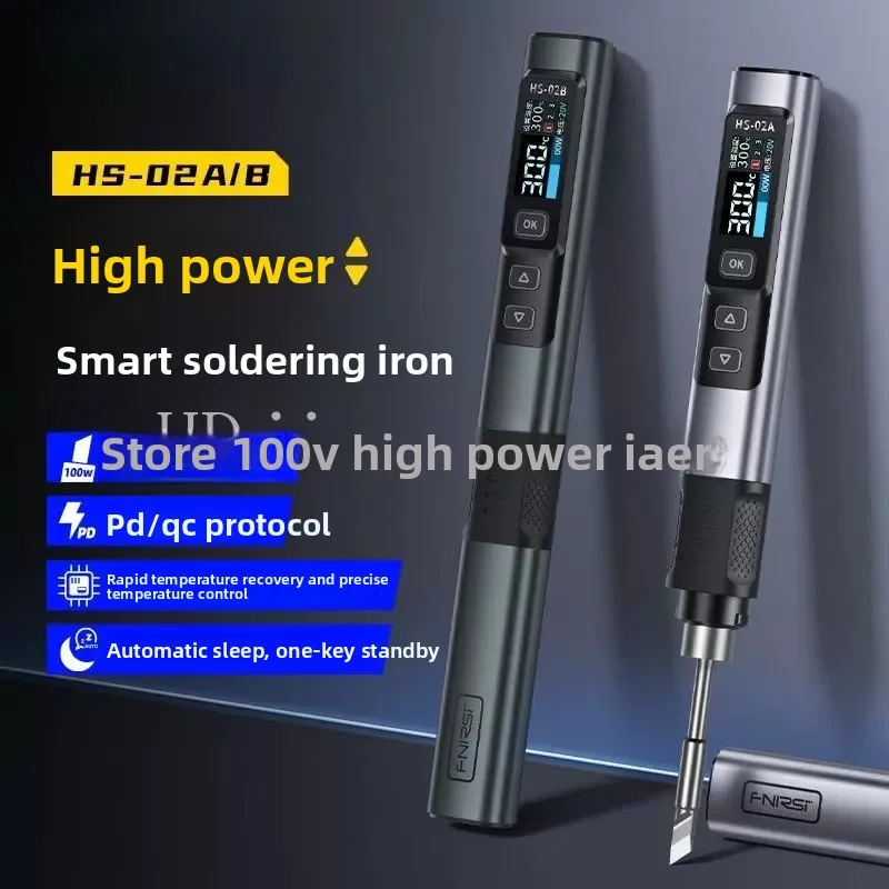 HS-02 100W Intelligent Electric Soldering Iron | Portable Constant Temperature Soldering Station
HS-02 100W Intelligent Electric Soldering Iron | Portable Constant Temperature Soldering Station