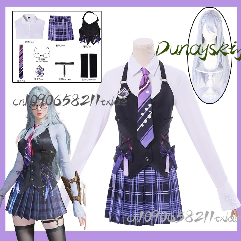 Tarka Ji Cosplay Game Naraka: Bladepoint Costume Girl JK School Uniform Skirt Top Wig Suit Halloween Party Outfit for Woman
Tarka Ji Cosplay Game Naraka: Bladepoint Costume Girl JK School Uniform Skirt Top Wig Suit Halloween Party Outfit for Woman