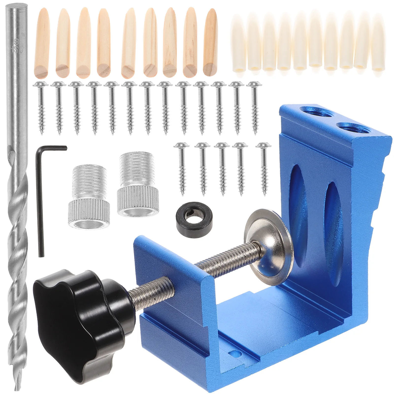 Angled Hole Locator Aluminum Alloy Jigs Kit Woodworking Tools Pocket Screw Carpentry Accessories Portable Dowel Jig
Angled Hole Locator Aluminum Alloy Jigs Kit Woodworking Tools Pocket Screw Carpentry Accessories Portable Dowel Jig