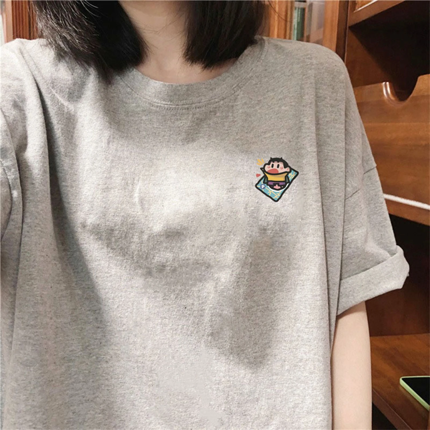 Luxury Cotton Short Sleeve T-Shirt Unisex Youth Fashion Summer round Neck Casual Fit Basic Versatile Comfortable Breathable
Luxury Cotton Short Sleeve T-Shirt Unisex Youth Fashion Summer round Neck Casual Fit Basic Versatile Comfortable Breathable