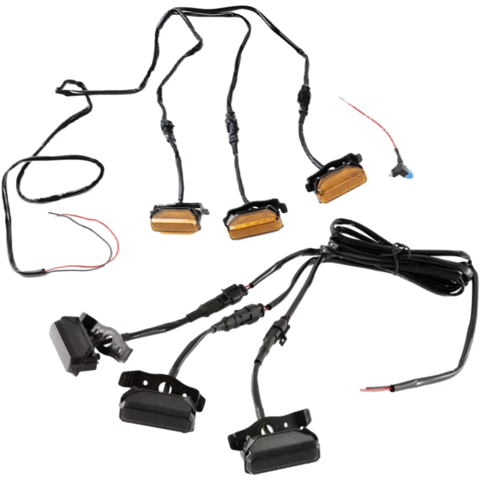 Комплект из 3 светодиодных фонарей для передней решетки радиатора, сигнальные янтарные лампы, дневные ходовые огни для Toyota Tundra TRD Pro 2019 2020 2021
Комплект из 3 светодиодных фонарей для передней решетки радиатора, сигнальные янтарные лампы, дневные ходовые огни для Toyota Tundra TRD Pro 2019 2020 2021