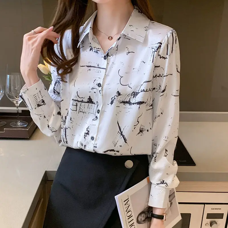 Fashion shirt for women2025spring and autumn chiffon shirt WOMEN'S tie-dye long-sleepred retro breathable top
Fashion shirt for women2025spring and autumn chiffon shirt WOMEN'S tie-dye long-sleepred retro breathable top