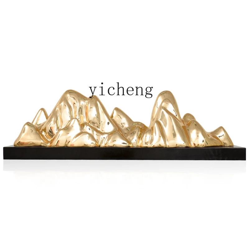 ZC office lucky Jinshan Yinshan ornaments hotel lobby decoration electroplating sculpture decoration
ZC office lucky Jinshan Yinshan ornaments hotel lobby decoration electroplating sculpture decoration