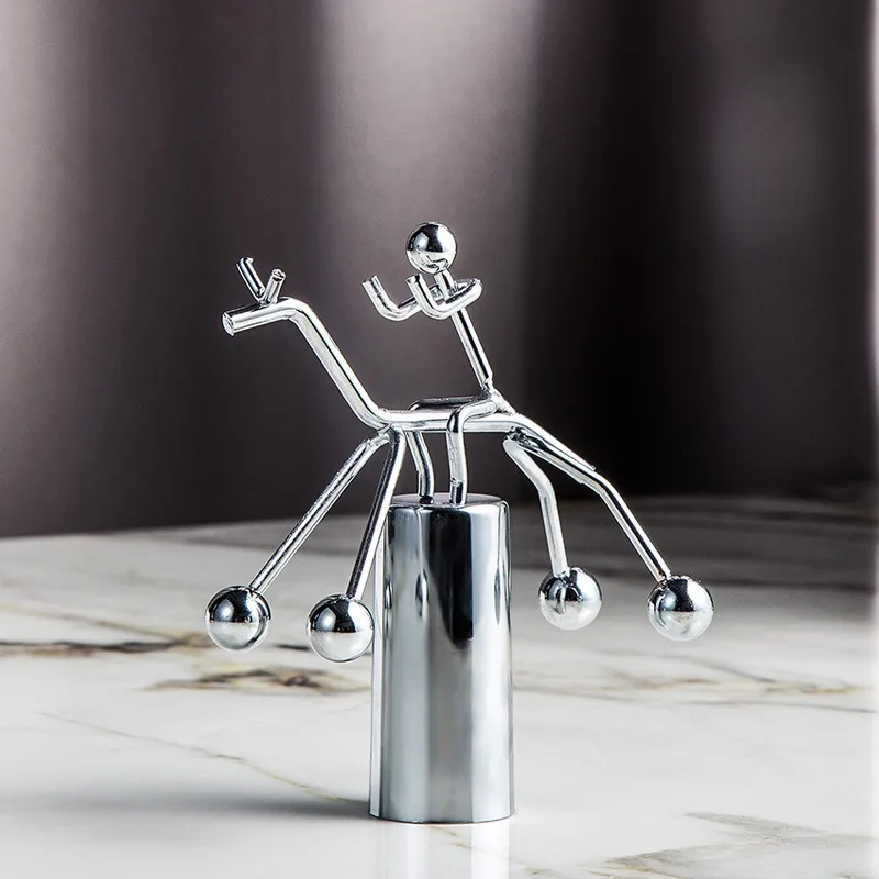 Балансирующий рыцарь на коне: кинетическая настольная фигурка для снятия стресса в офисе, декор для рабочего стола, подарок для любителей физики и науки, фиджет-игрушка
Балансирующий рыцарь на коне: кинетическая настольная фигурка для снятия стресса в офисе, декор для рабочего стола, подарок для любителей физики и науки, фиджет-игрушка