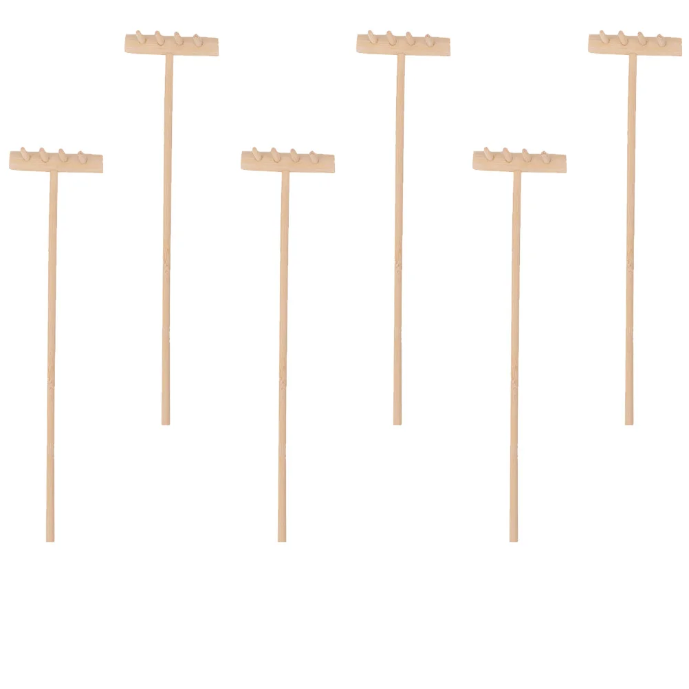 6pcs Mini Garden Rake Crafts High Quality Desktop Decoration Sandbox Accessories Light Weight Sand Table Kits Khaki
6pcs Mini Garden Rake Crafts High Quality Desktop Decoration Sandbox Accessories Light Weight Sand Table Kits Khaki