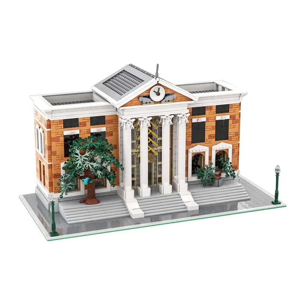 Gobricks MOC Modular Back to the Futured Courthouse Building Blocks Clock Tower Model Skyline Architecture Machine Car Toy Gifts
Gobricks MOC Modular Back to the Futured Courthouse Building Blocks Clock Tower Model Skyline Architecture Machine Car Toy Gifts