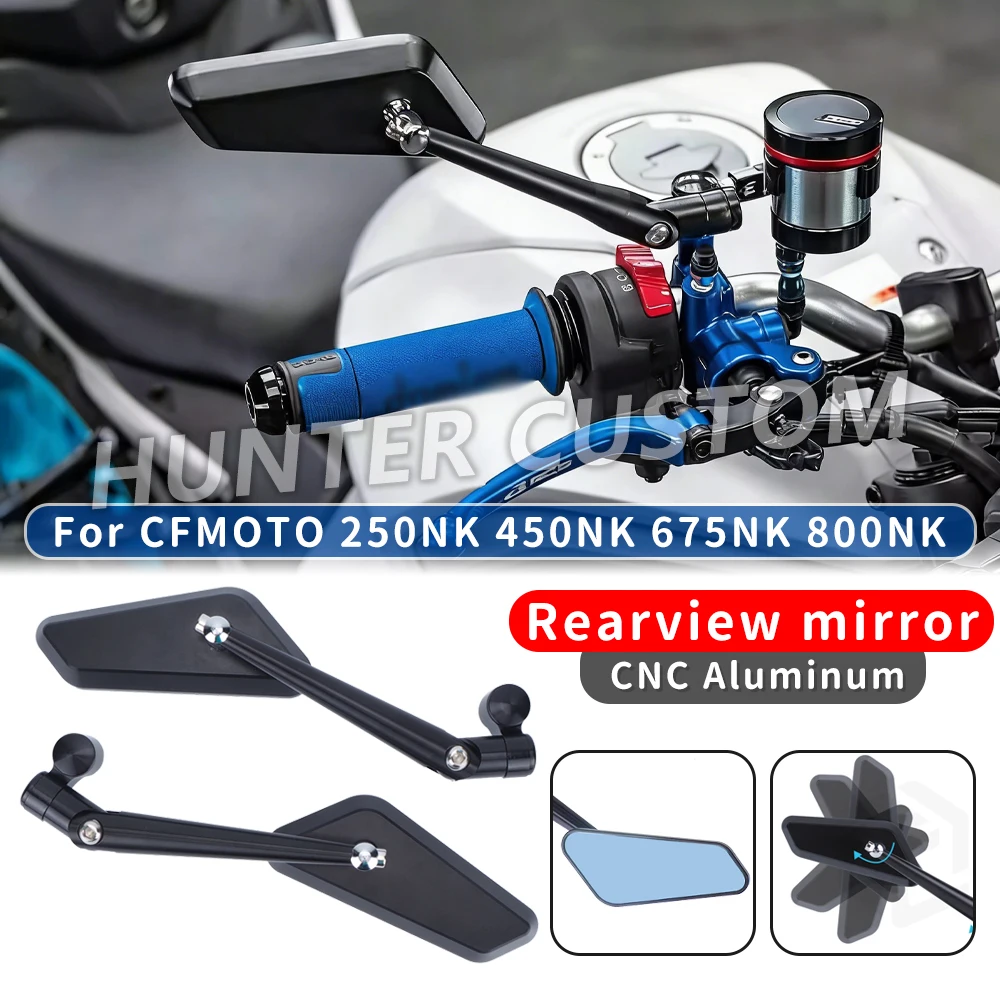 Motorcycle Rearview Mirror For CFMOTO 250NK 450NK 675NK 800NK 700CLX 250CLC CNC Aluminum Adjustable Handlebar Rear View Mirror
Motorcycle Rearview Mirror For CFMOTO 250NK 450NK 675NK 800NK 700CLX 250CLC CNC Aluminum Adjustable Handlebar Rear View Mirror